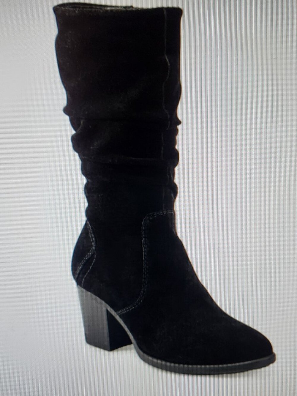 EARTH "Vine" Suede Heeled Boots. NIB. Size 7
